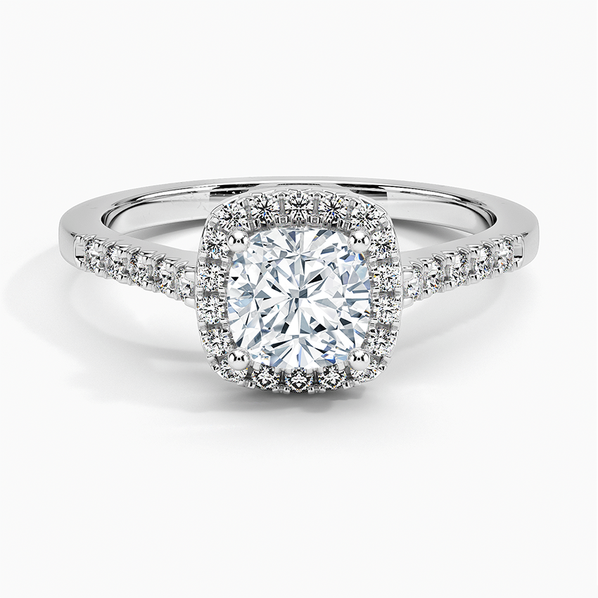 Odessa Halo Diamond Engagement Ring