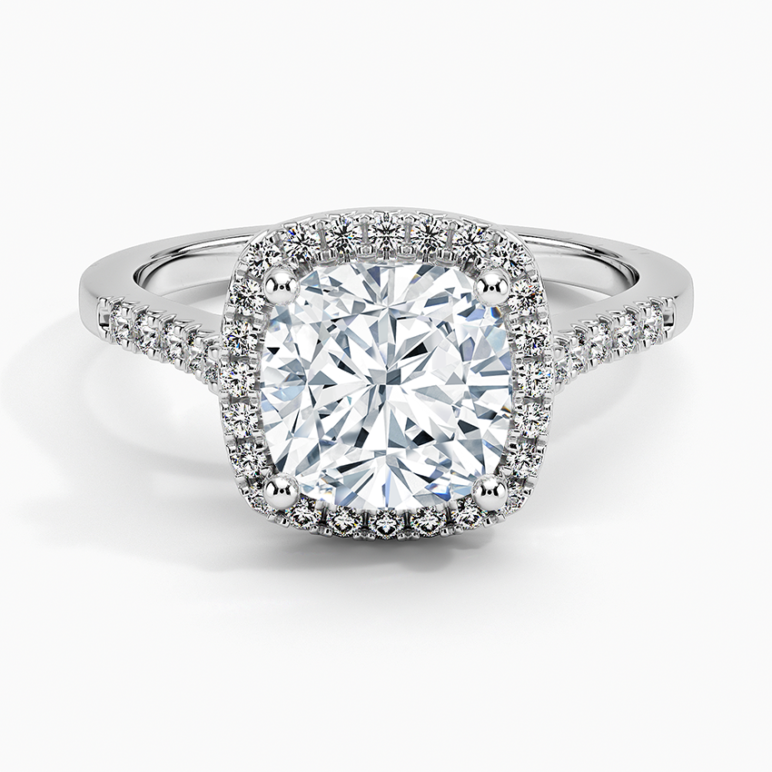 Odessa Halo Diamond Engagement Ring