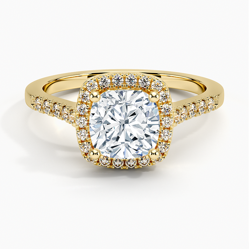 Odessa Halo Diamond Engagement Ring