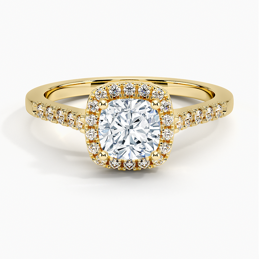 Odessa Halo Diamond Engagement Ring