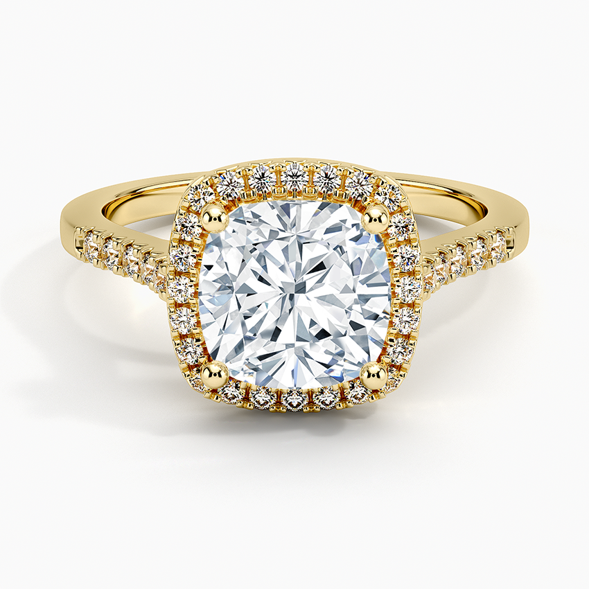 Odessa Halo Diamond Engagement Ring