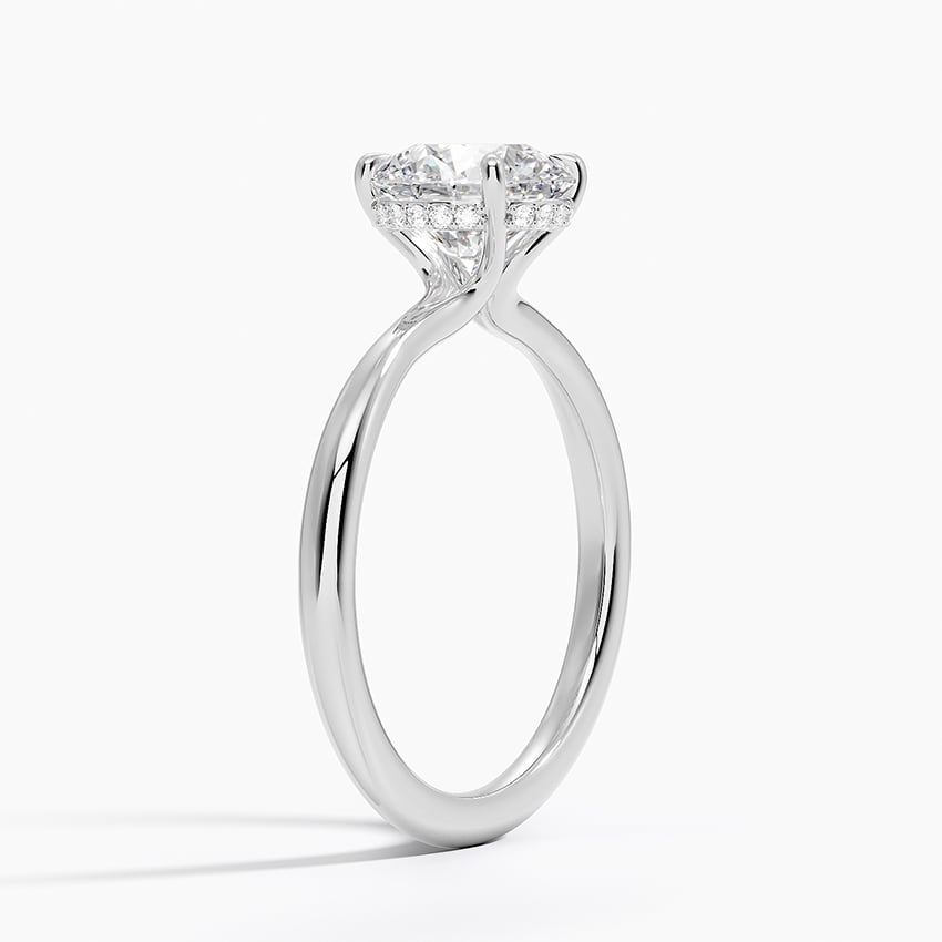 Freesia Diamond Engagement Ring Hidden Halo