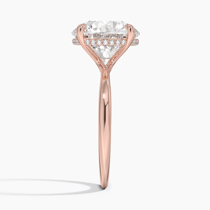 Freesia Diamond Engagement Ring Hidden Halo