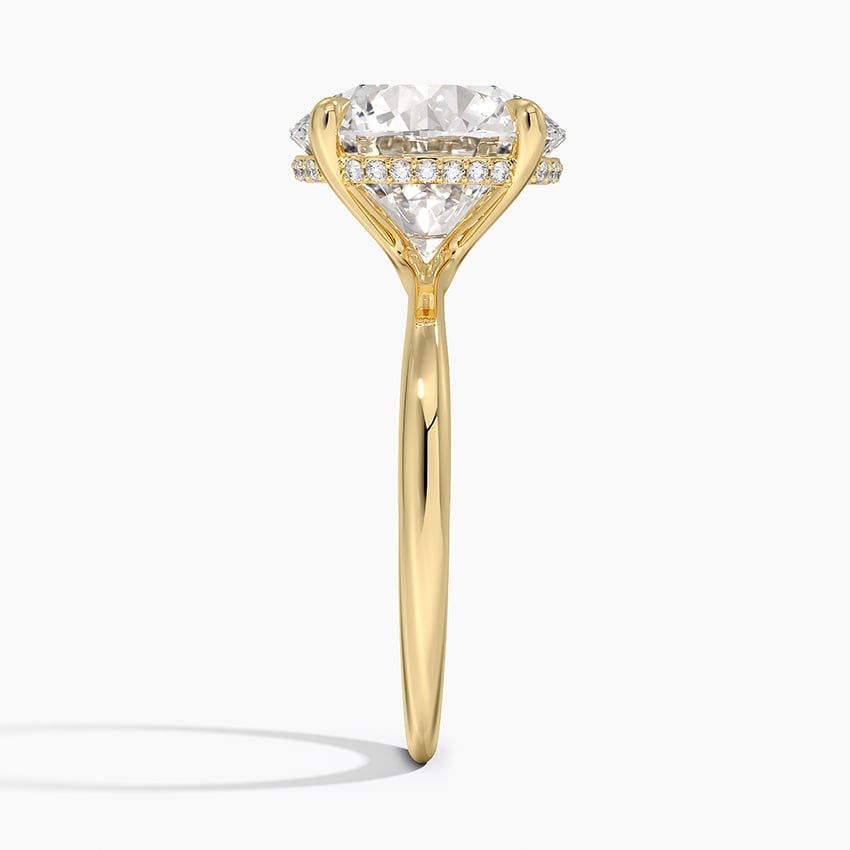 Freesia Diamond Engagement Ring Hidden Halo