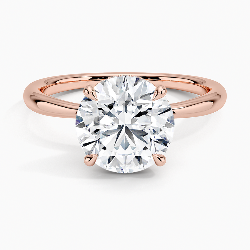 Freesia Diamond Engagement Ring Hidden Halo