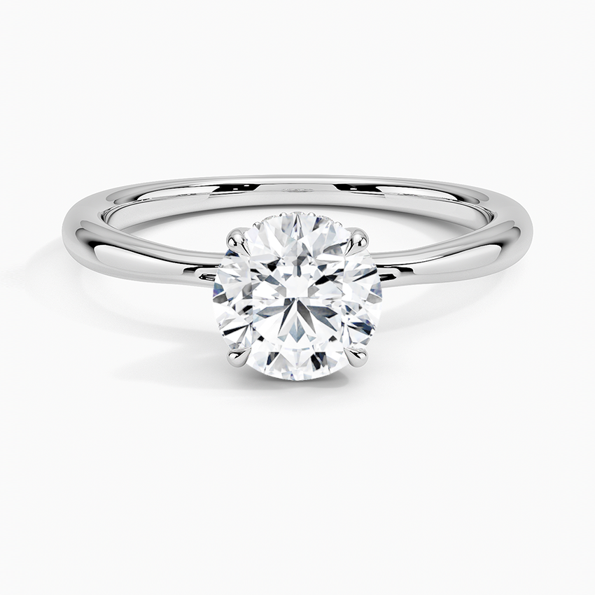 Freesia Diamond Engagement Ring Hidden Halo