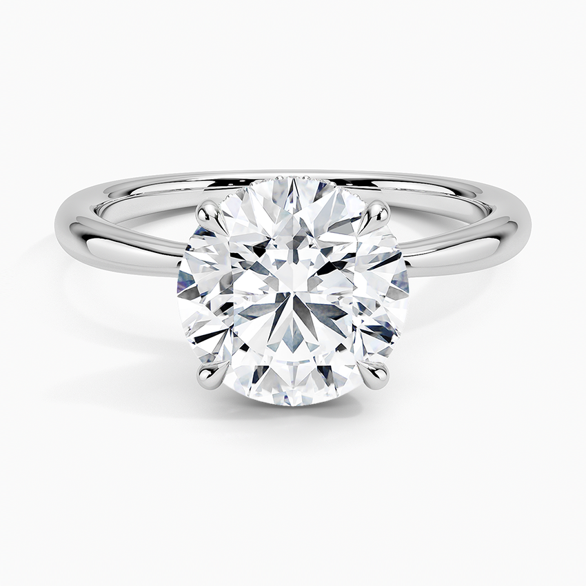 Freesia Diamond Engagement Ring Hidden Halo