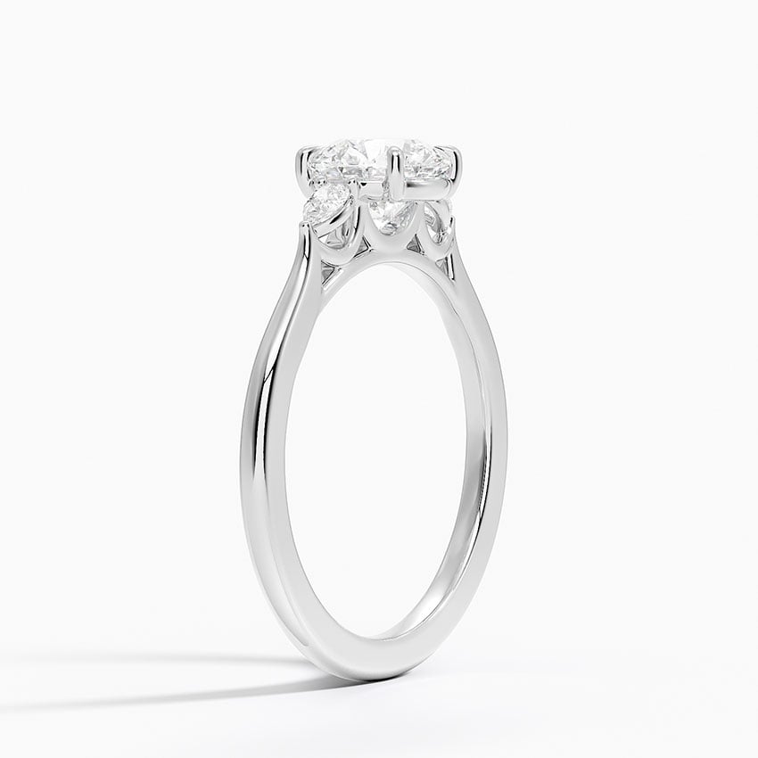 Aria Perfect Fit Three Stone Diamond Engagement Ring