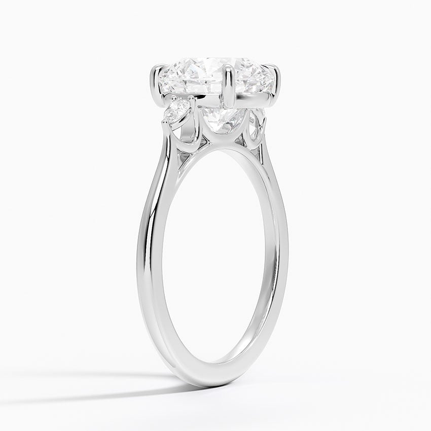 Aria Perfect Fit Three Stone Diamond Engagement Ring