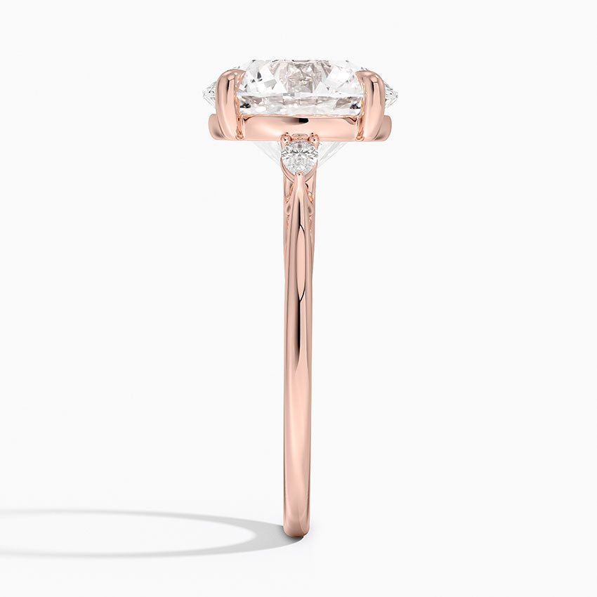 Aria Perfect Fit Three Stone Diamond Engagement Ring