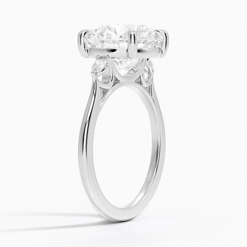 Aria Perfect Fit Three Stone Diamond Engagement Ring