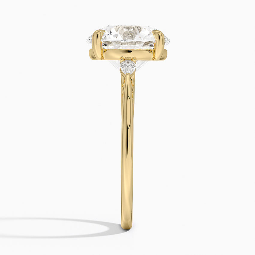 Aria Perfect Fit Three Stone Diamond Engagement Ring