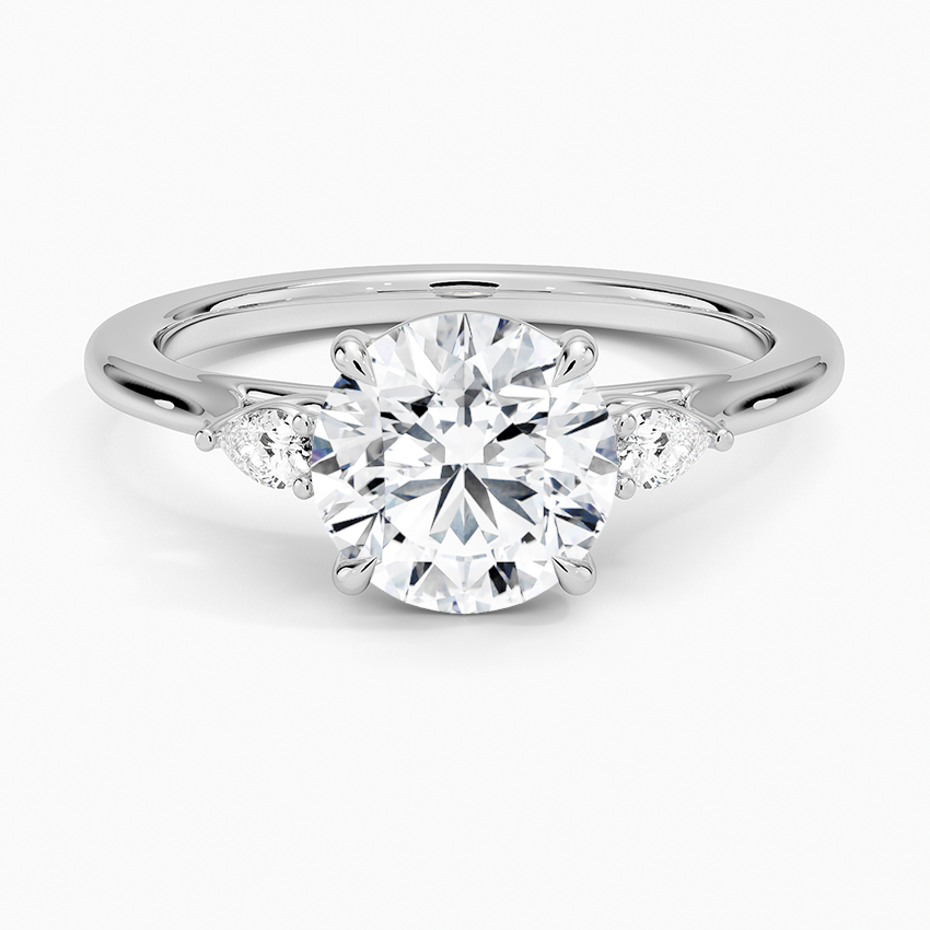 Aria Perfect Fit Three Stone Diamond Engagement Ring