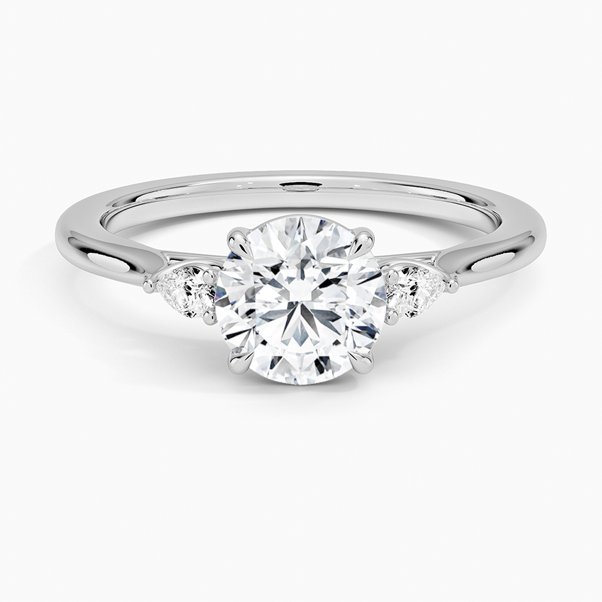 Aria Perfect Fit Three Stone Diamond Engagement Ring