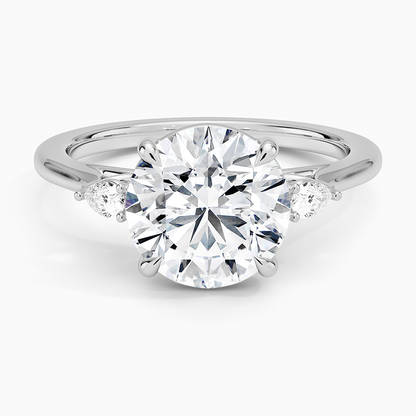 Aria Perfect Fit Three Stone Diamond Engagement Ring