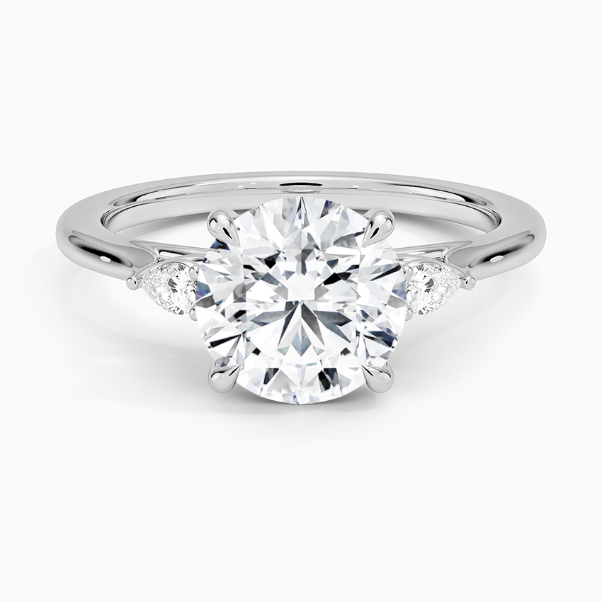 Aria Perfect Fit Three Stone Diamond Engagement Ring