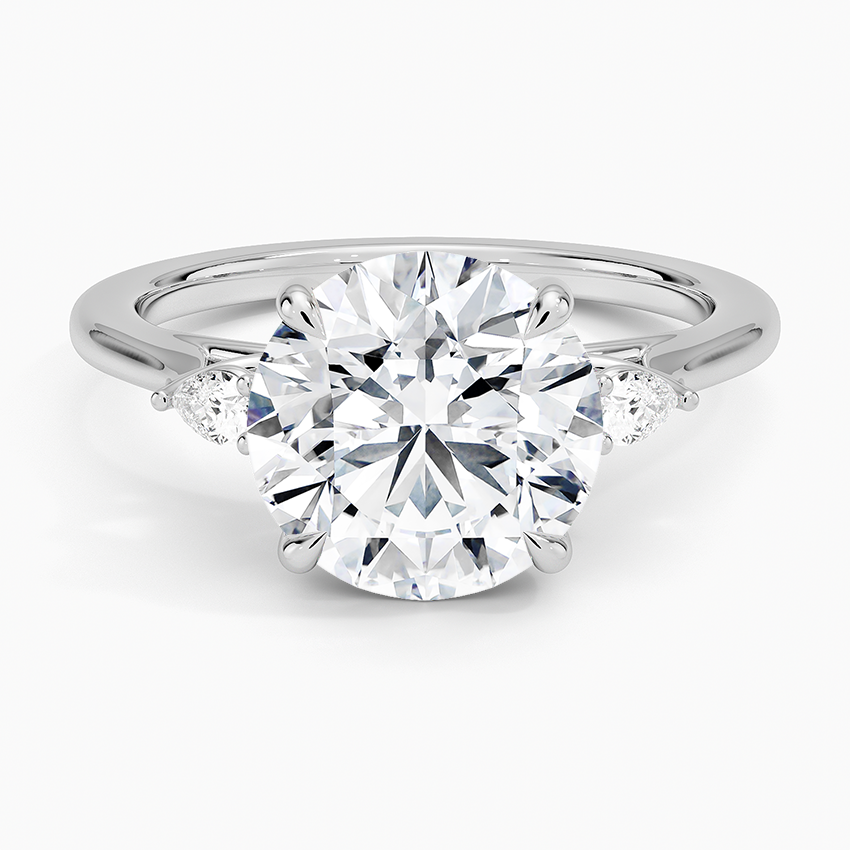 Aria Perfect Fit Three Stone Diamond Engagement Ring