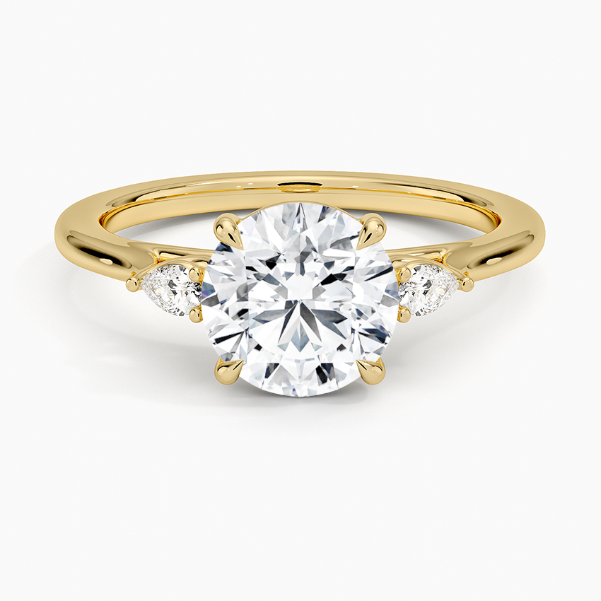 Aria Perfect Fit Three Stone Diamond Engagement Ring