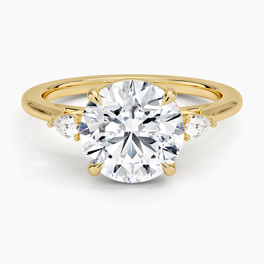 Aria Perfect Fit Three Stone Diamond Engagement Ring