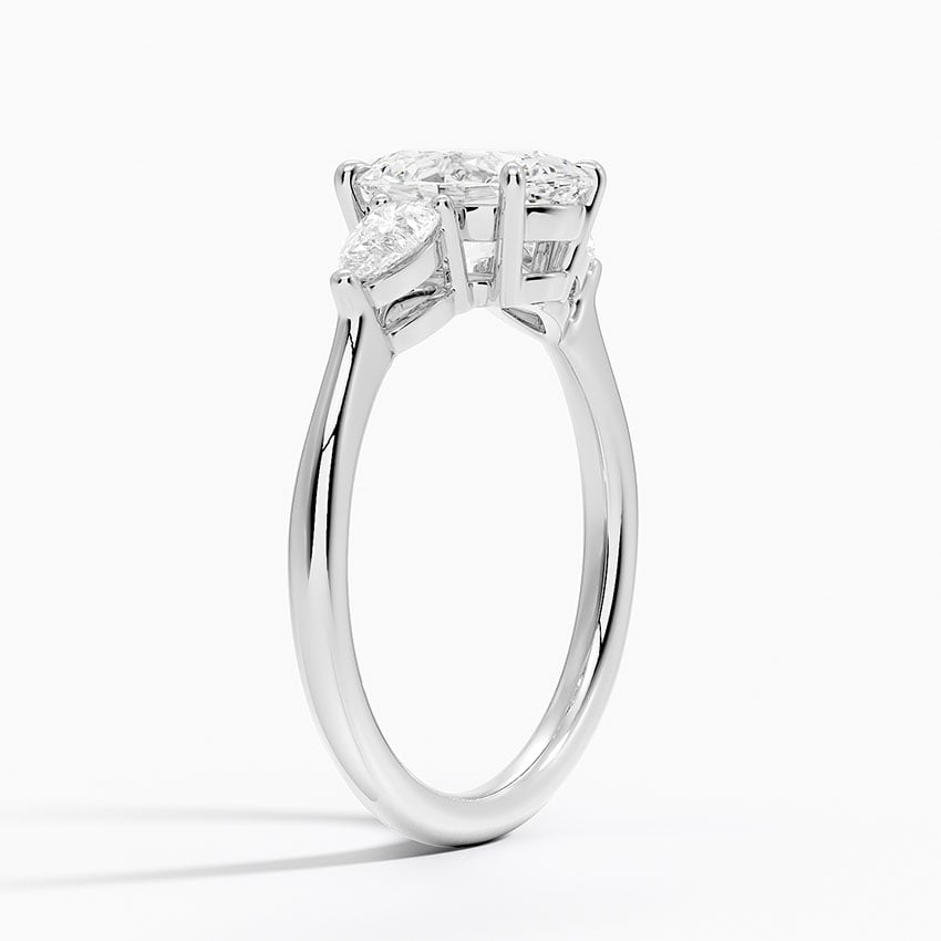 Opera Three Stone Diamond Engagement Ring