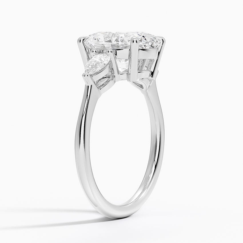 Opera Three Stone Diamond Engagement Ring