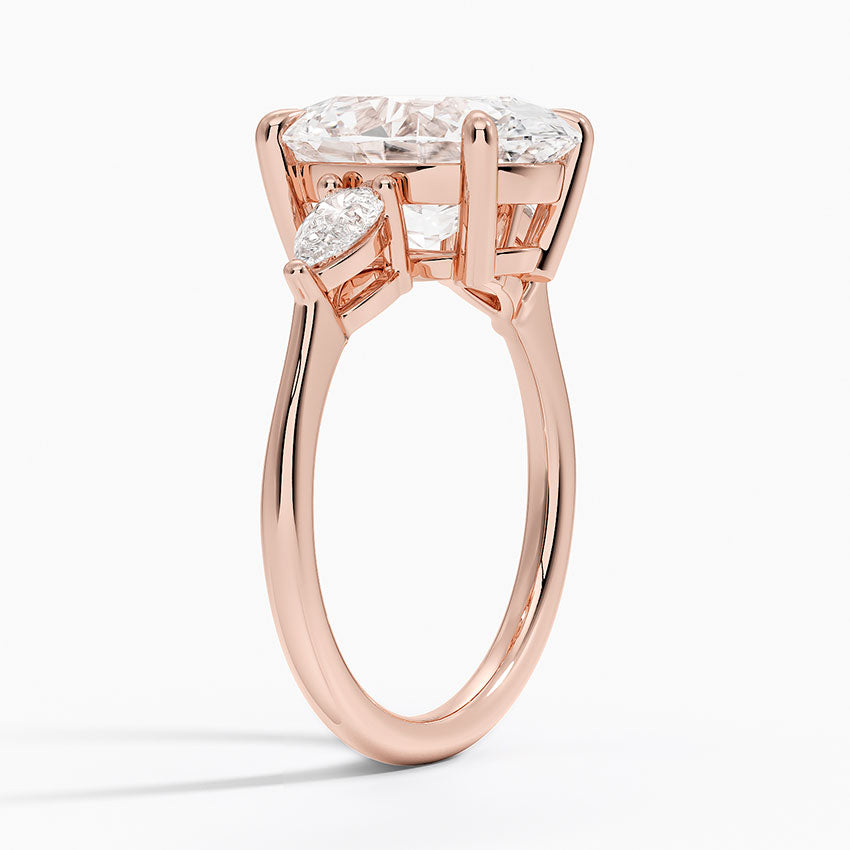 Opera Three Stone Diamond Engagement Ring