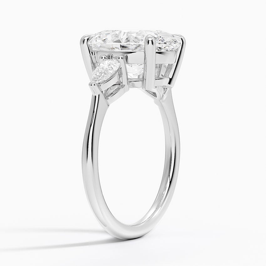 Opera Three Stone Diamond Engagement Ring
