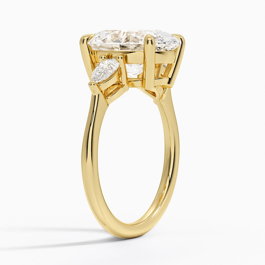 Opera Three Stone Diamond Engagement Ring