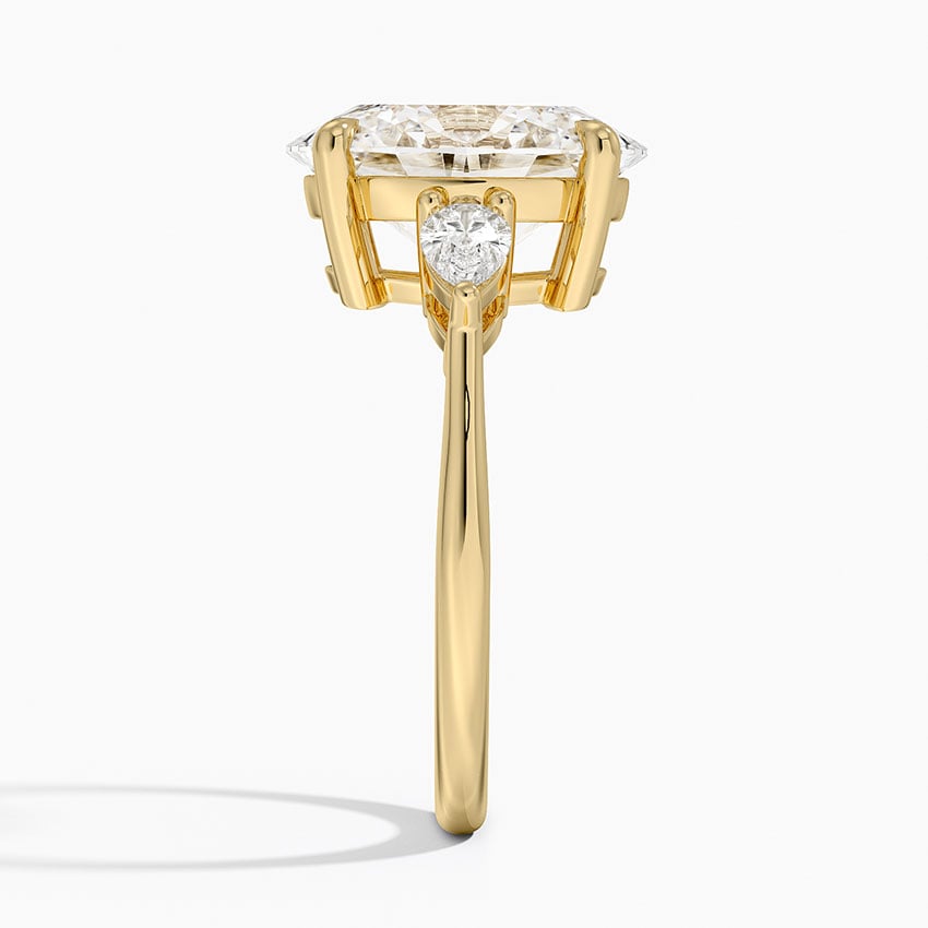 Opera Three Stone Diamond Engagement Ring