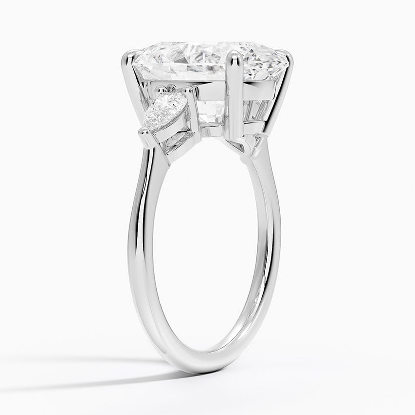 Opera Three Stone Diamond Engagement Ring