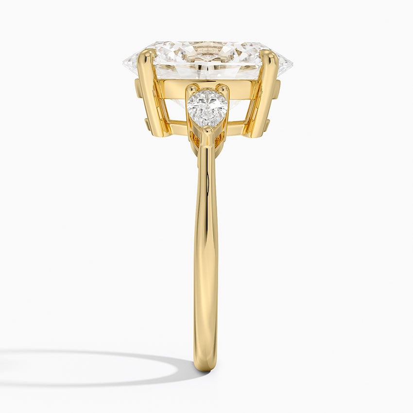 Opera Three Stone Diamond Engagement Ring