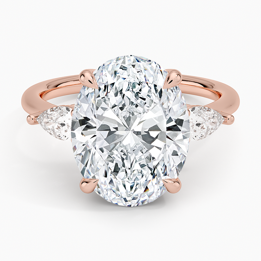 Opera Three Stone Diamond Engagement Ring