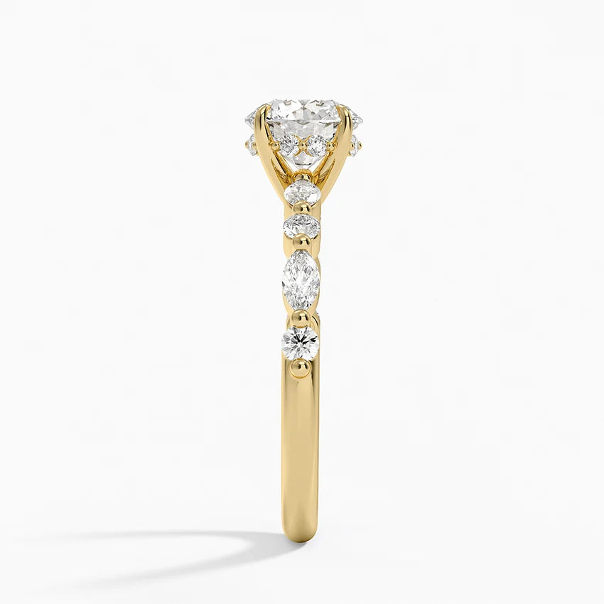 Versailles Diamond Ring Hidden Halo