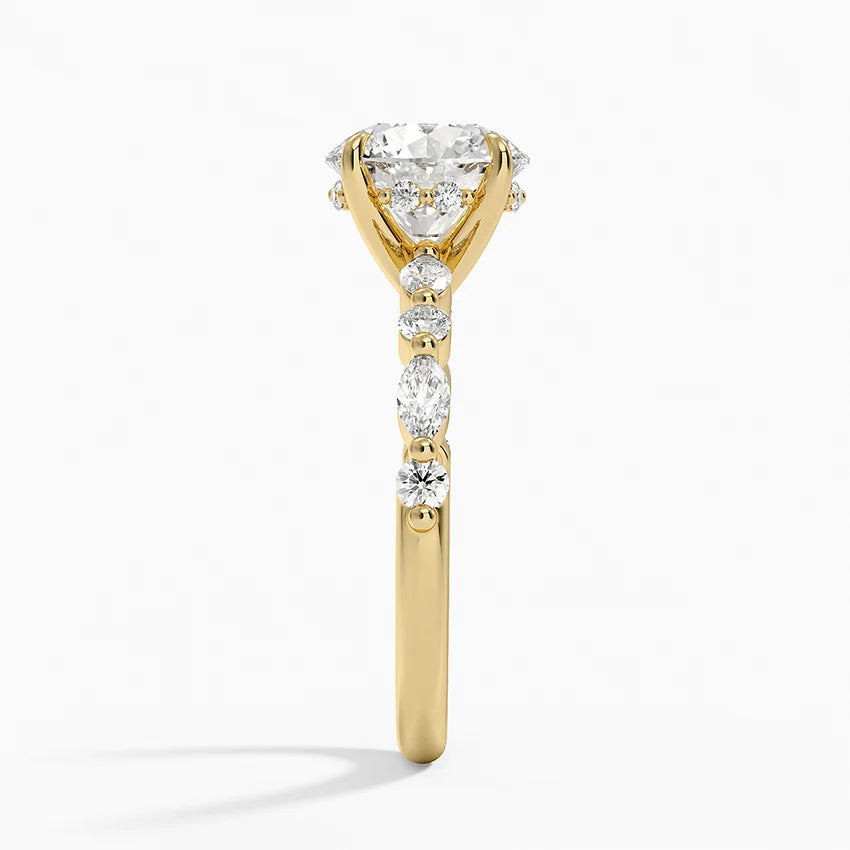 Versailles Diamond Ring Hidden Halo