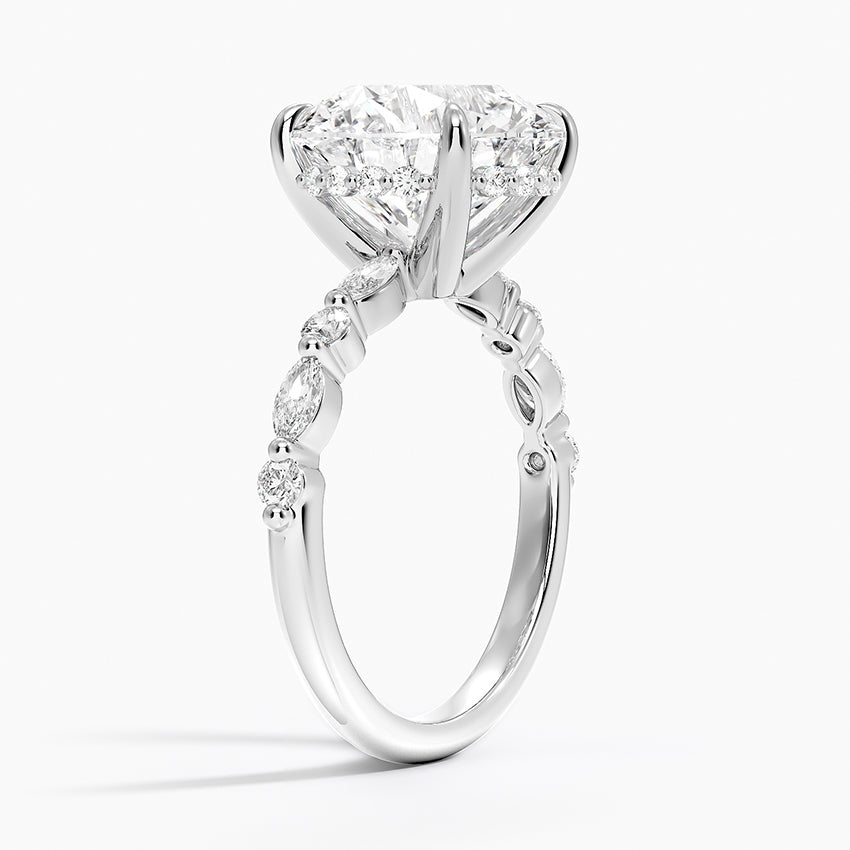 Versailles Diamond Ring Hidden Halo