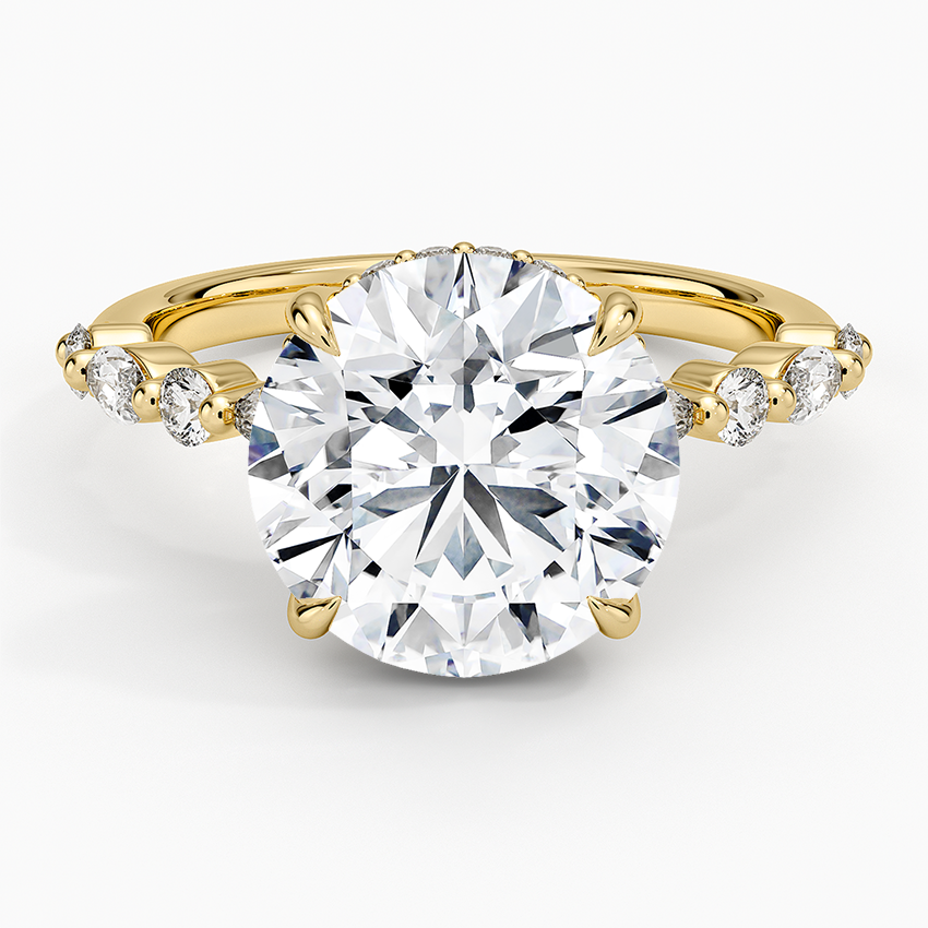 Versailles Diamond Ring Hidden Halo