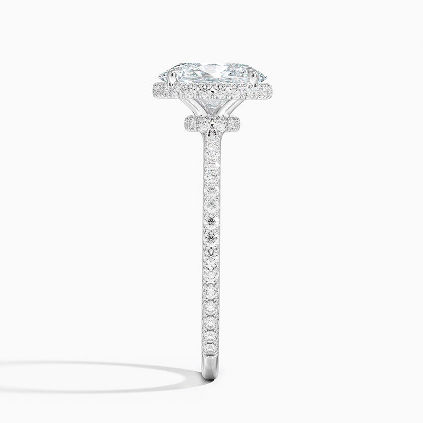 Gala Diamond Ring Hidden Halo