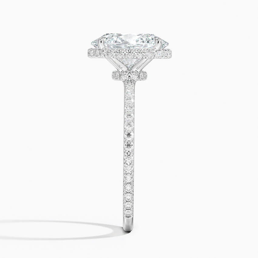 Gala Diamond Ring Hidden Halo