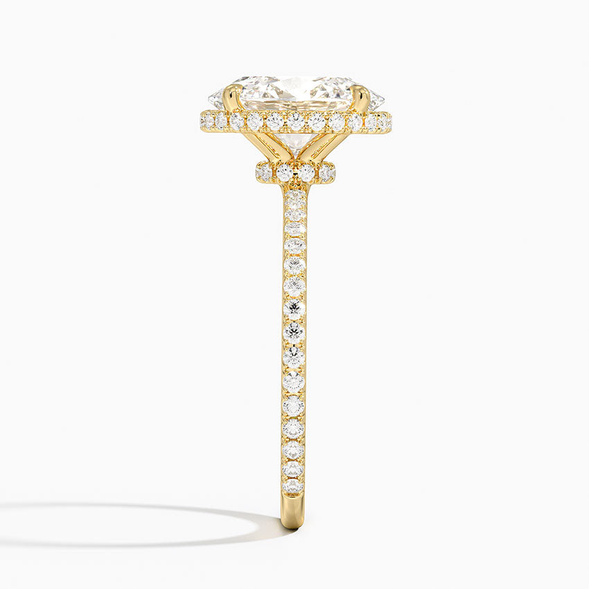 Gala Diamond Ring Hidden Halo