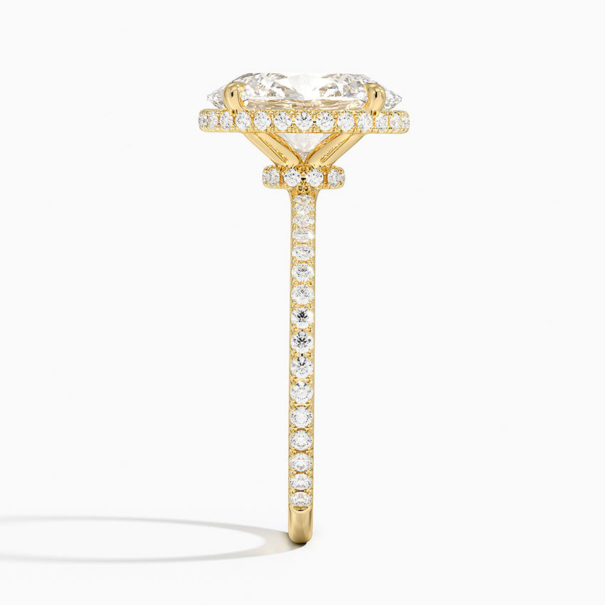 Gala Diamond Ring Hidden Halo