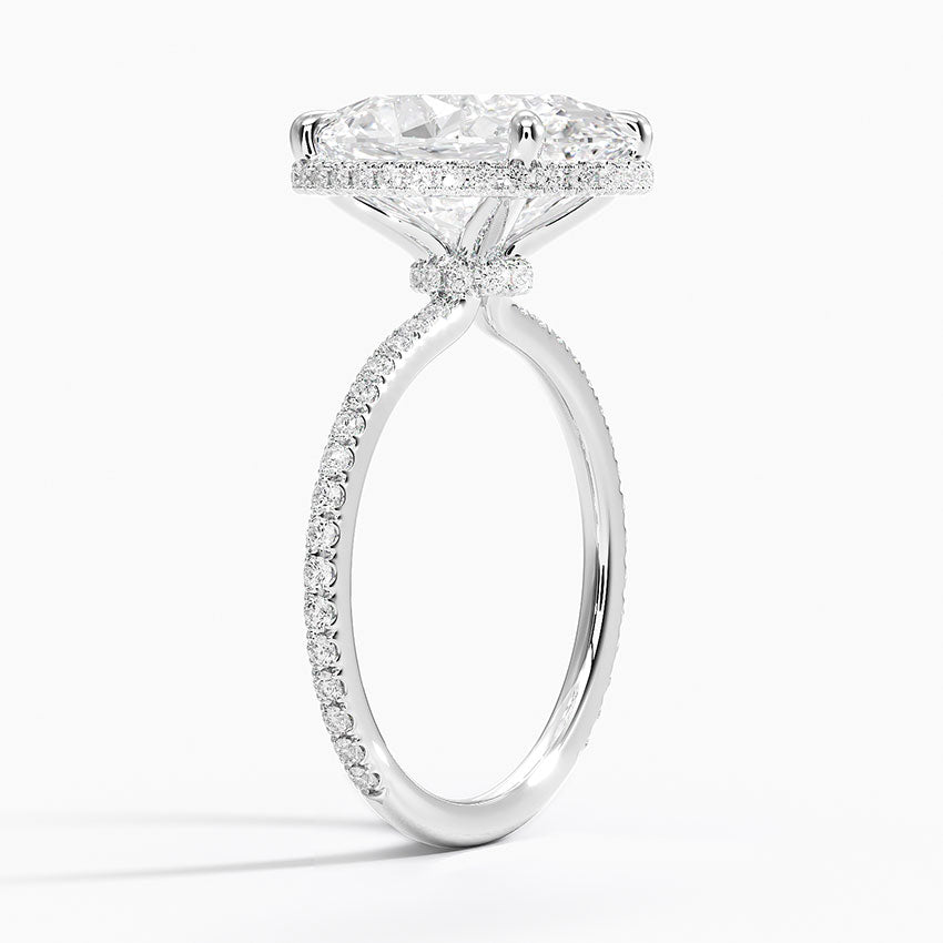 Gala Diamond Ring Hidden Halo
