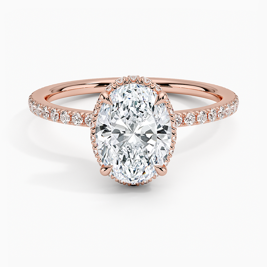 Gala Diamond Ring Hidden Halo