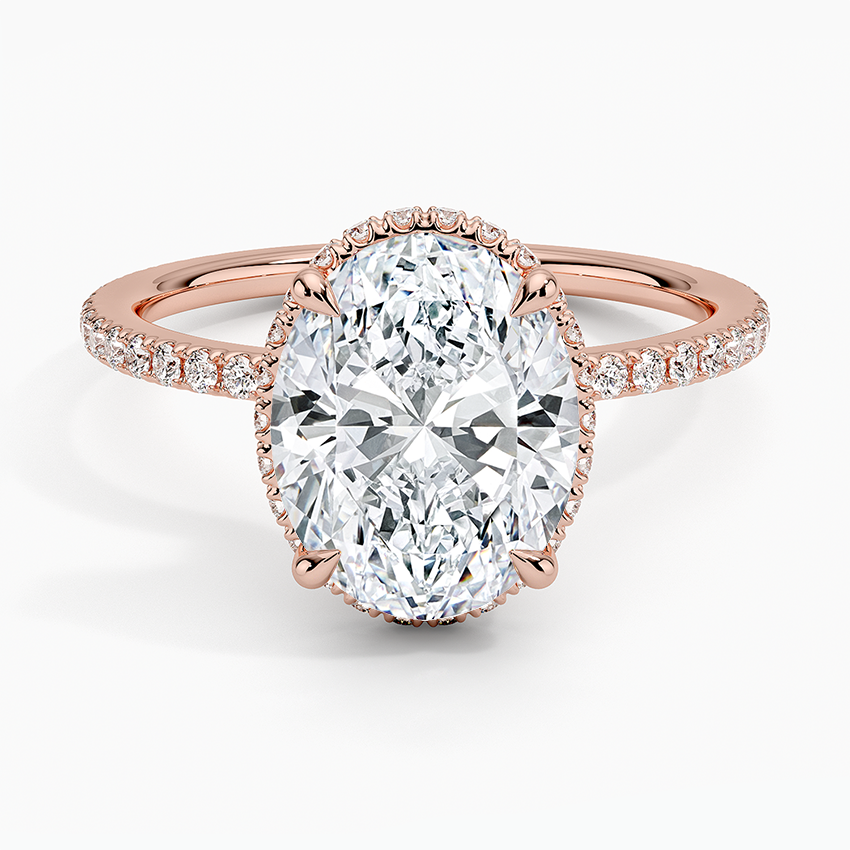 Gala Diamond Ring Hidden Halo
