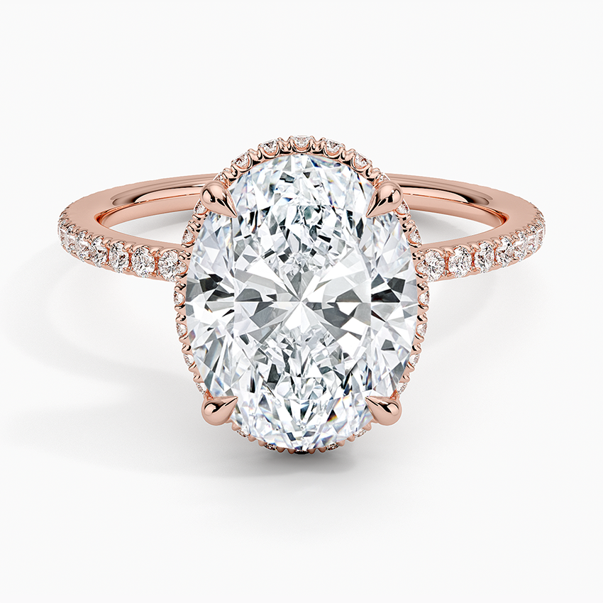 Gala Diamond Ring Hidden Halo