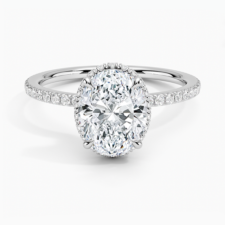 Gala Diamond Ring Hidden Halo