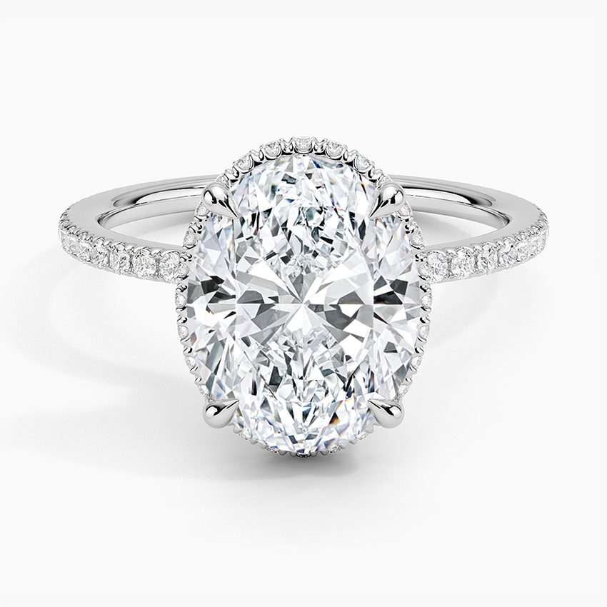 Gala Diamond Ring Hidden Halo