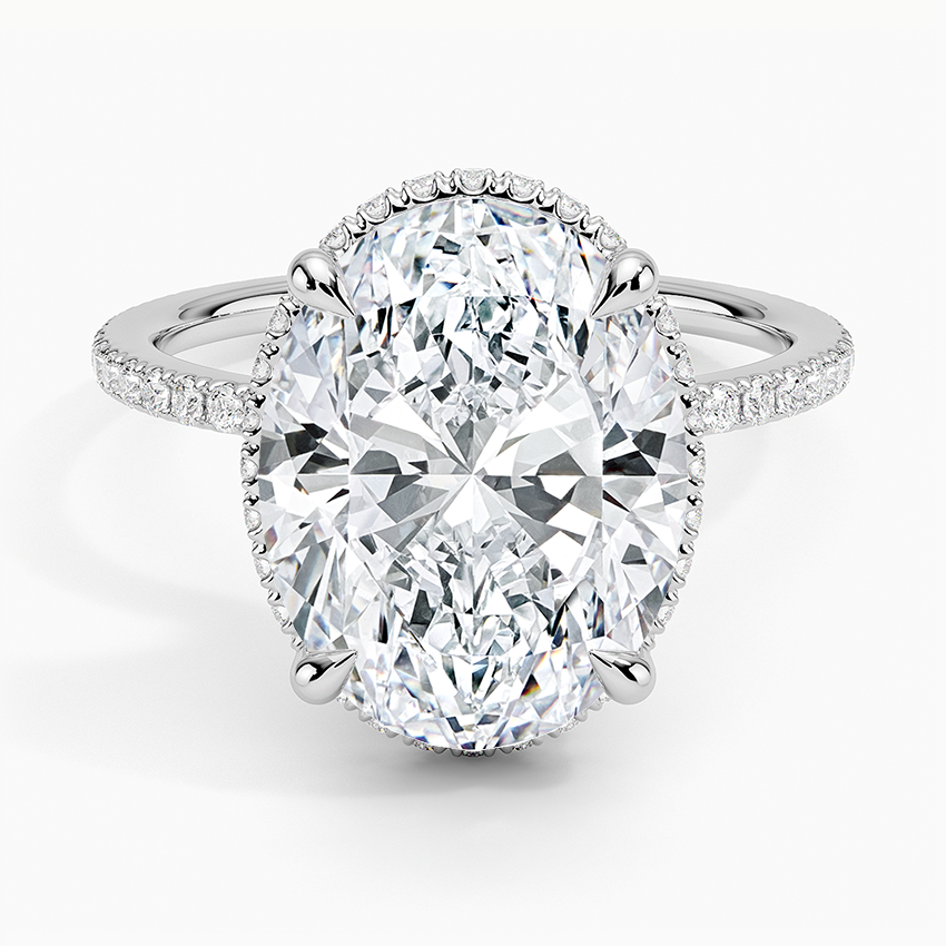 Gala Diamond Ring Hidden Halo