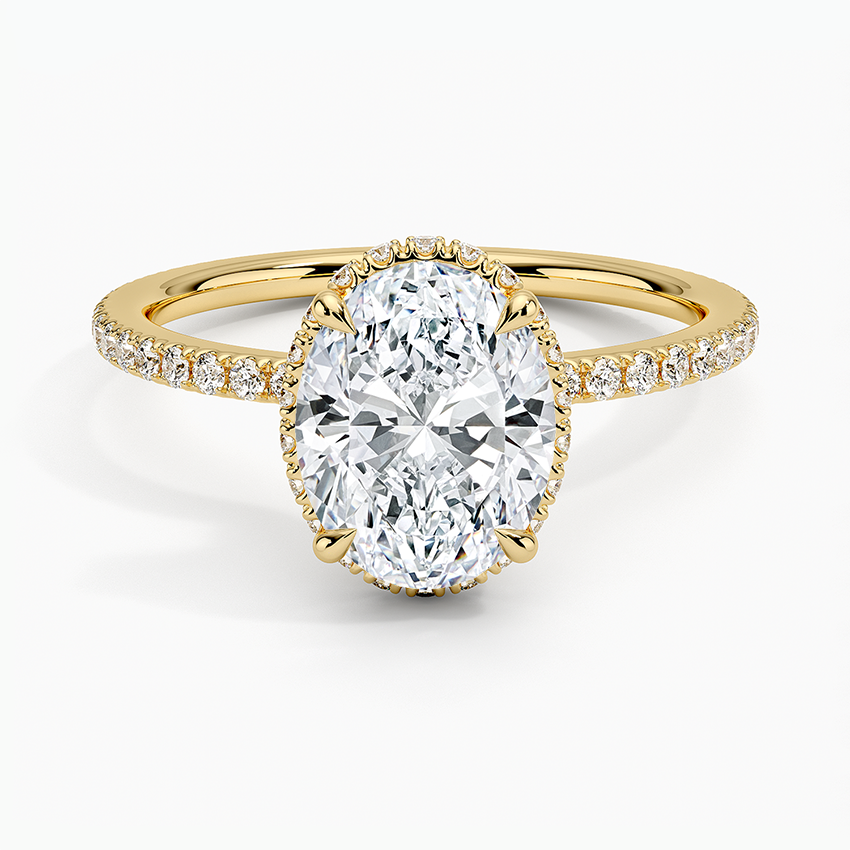 Gala Diamond Ring Hidden Halo