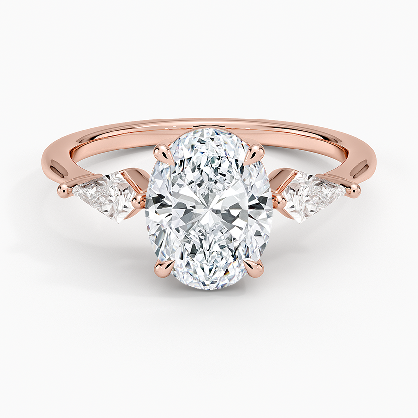 Luxe Cometa Three Stone Diamond Ring