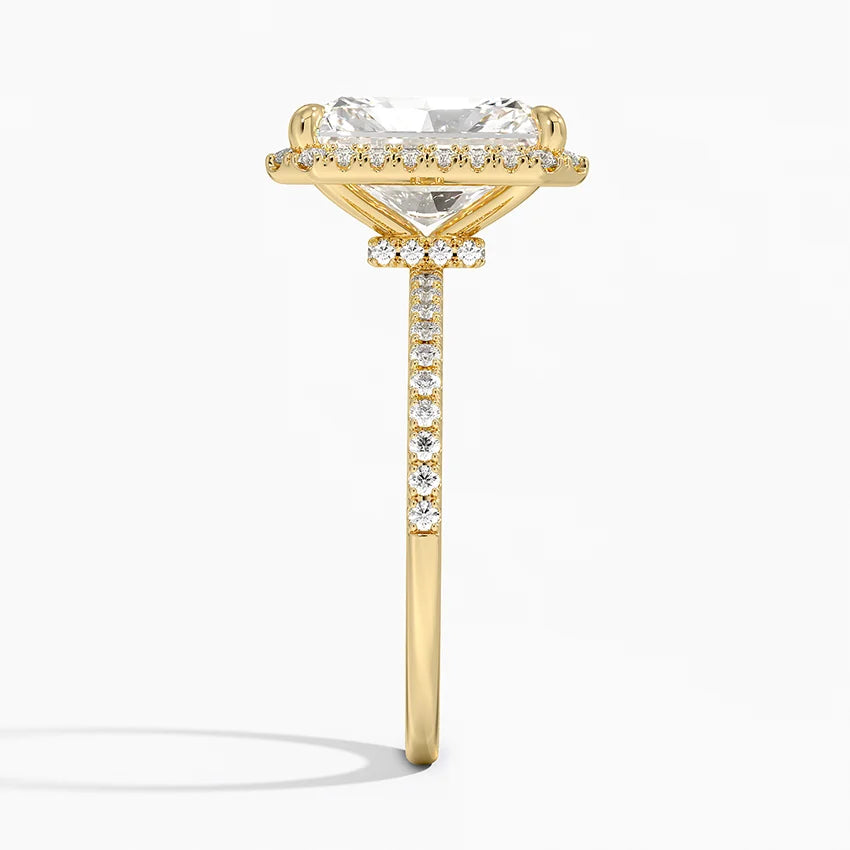 Waverly Diamond Ring Hidden Halo